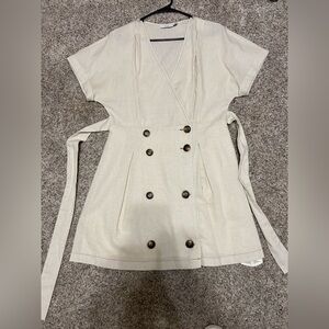 Khaki dress worn once size large.